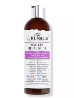 NEW Curlsmith Bond Curl Rehab Salve 16oz Jumbo Salon Size Vegan Hair Treatment